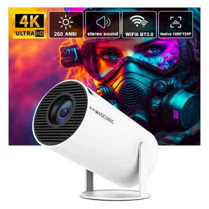 🎬 Turn Your Home into a Cinema- Magcubic HY300 Pro 4K Projector – Ultimate Portable Entertainment with Android 11, Dual WiFi 6 & Bluetooth 5.0